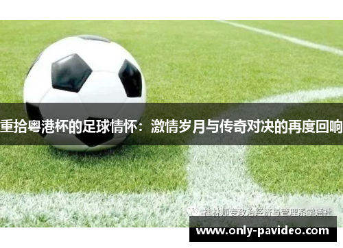 重拾粤港杯的足球情怀：激情岁月与传奇对决的再度回响