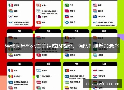 棒球世界杯死亡之组成因揭晓，强队扎堆增加悬念